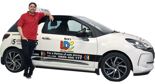Nick Goodchild's driving school car